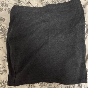 Dark Grey Pencil Skirt